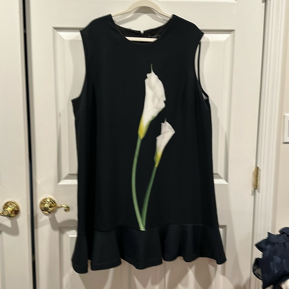 Lily dress.  Sleeveless shirt with flounce bottom